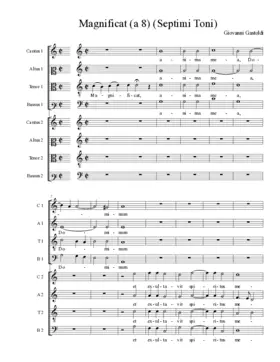 Magnificat (a 8) (Septimi Toni)