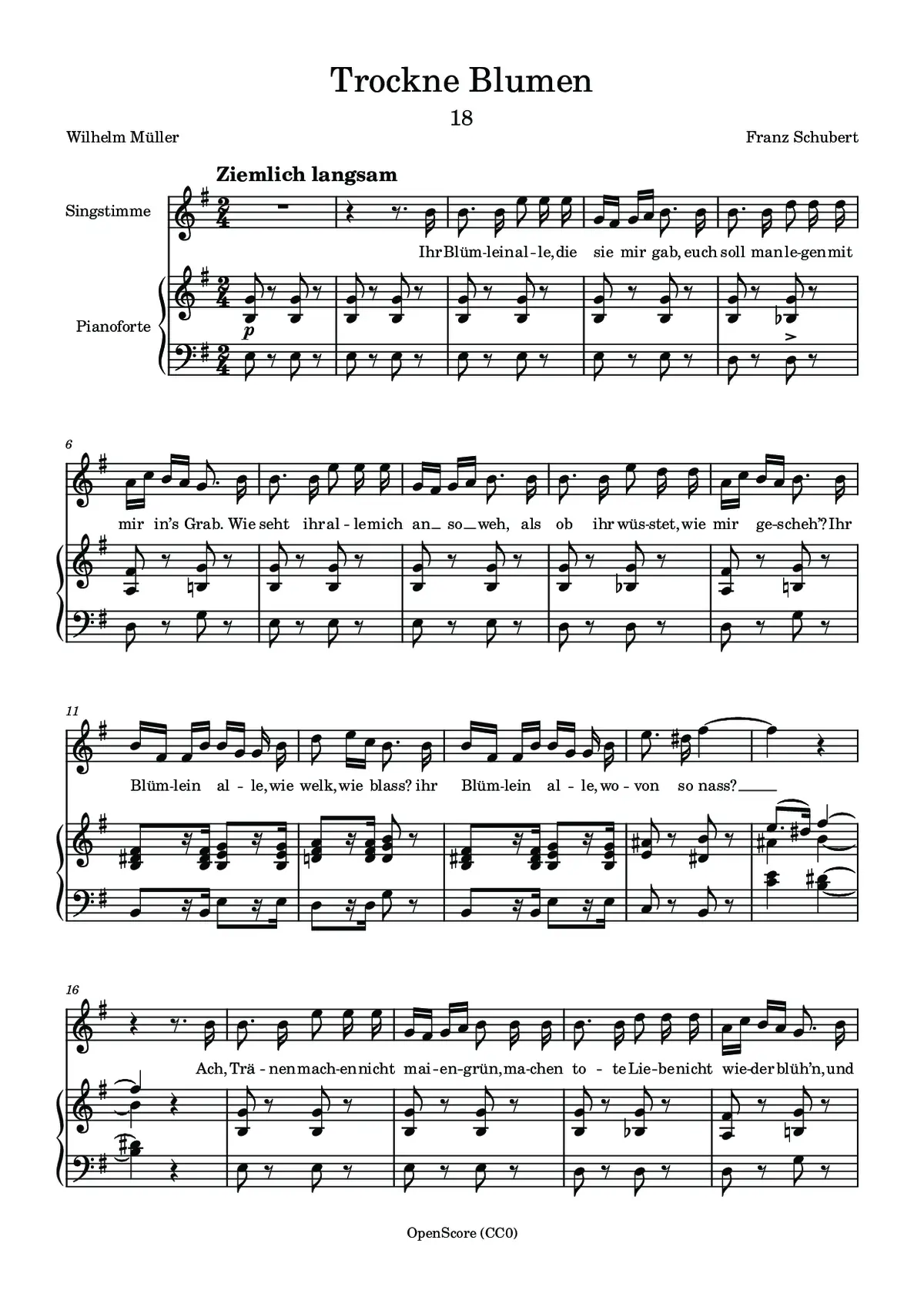 Trockne Blumen - Page 1