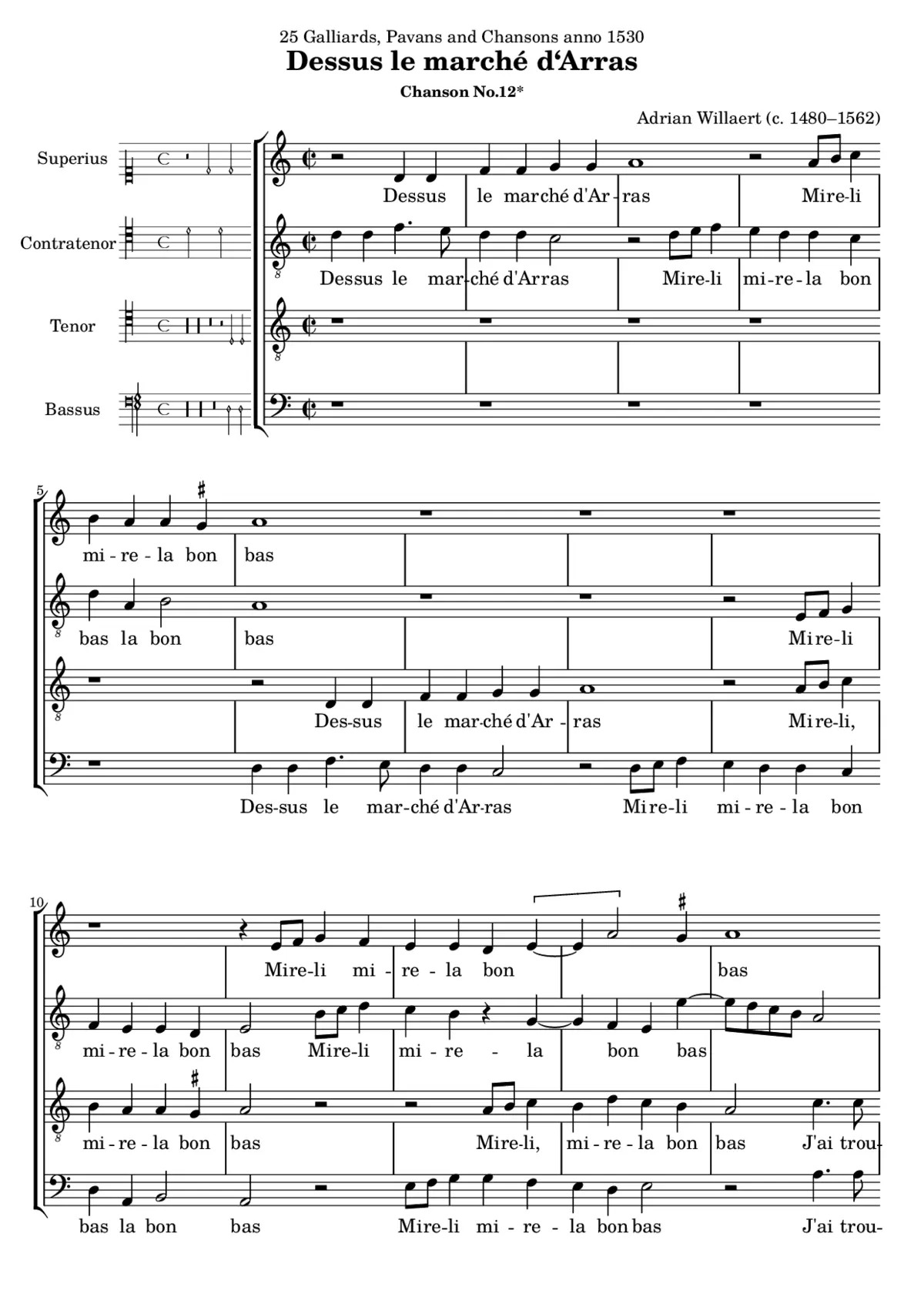 Dessus le marché d'Arras - Page 1
