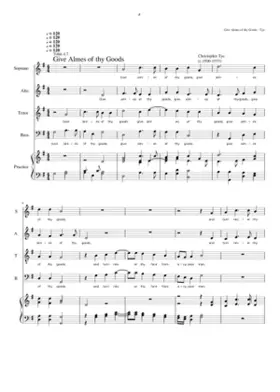 Give almes of thy goods