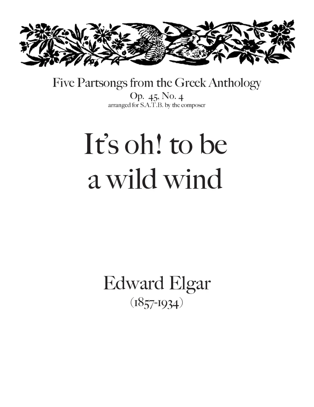It's oh! to be a wild wind op.45.4 - Page 1