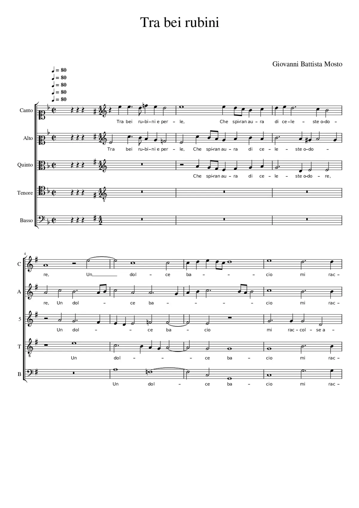 Tra bei rubini - Page 1