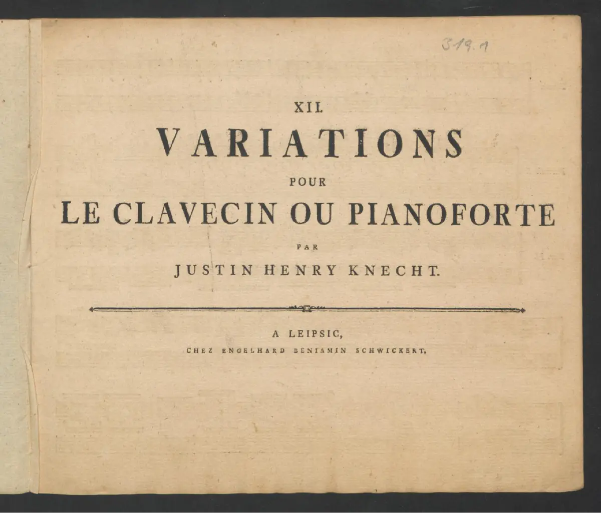 12 Variations on a Theme in C major - Page 1