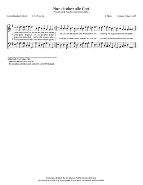 Nun danket alle Gott