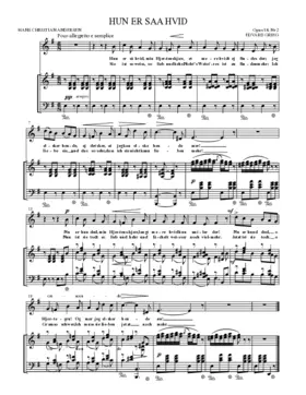 Hun er saa hvid, Op. 18, No. 2