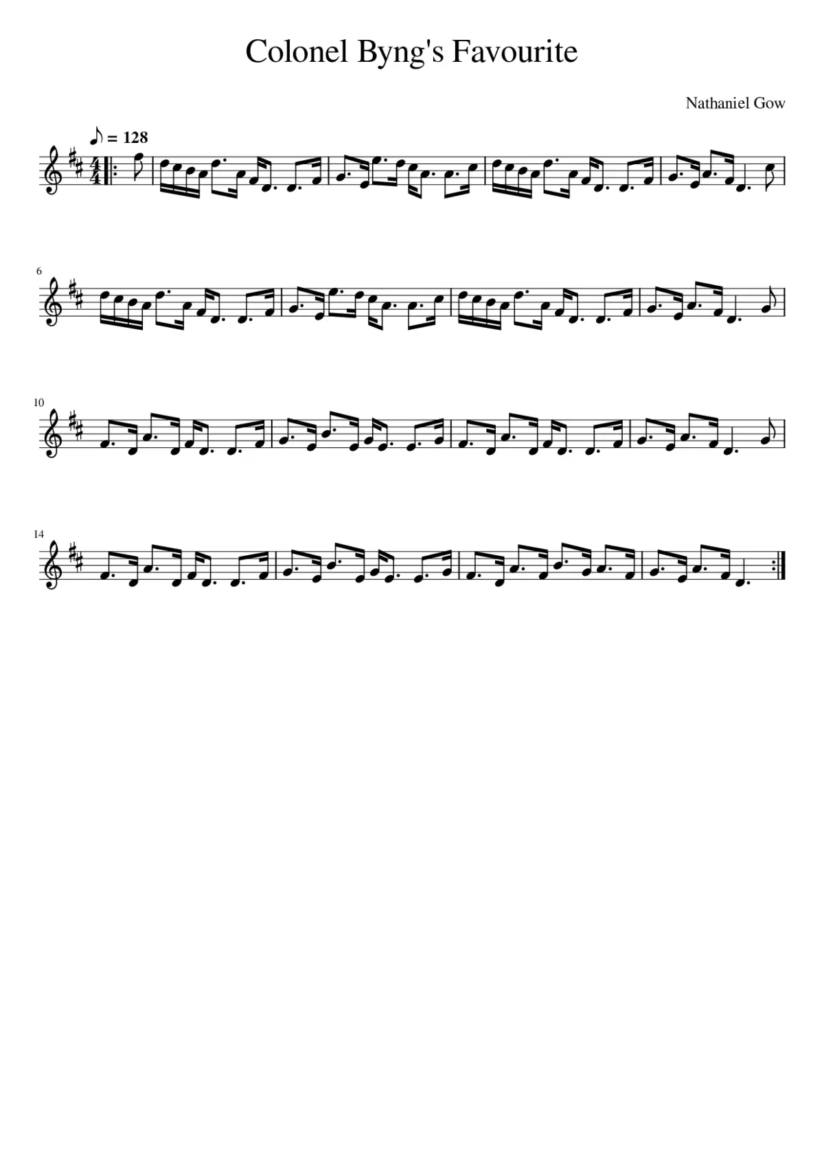 Colonel Byng's Favourite - Page 1