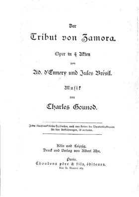 Le tribut de Zamora