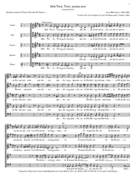 Deh Tirsi, anima mia