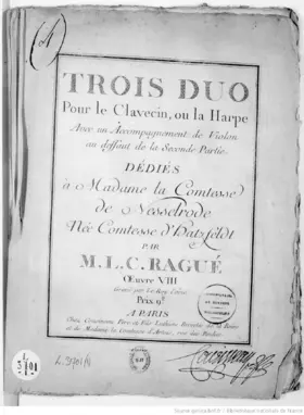 3 Duo pour le clavecin ou la harpe