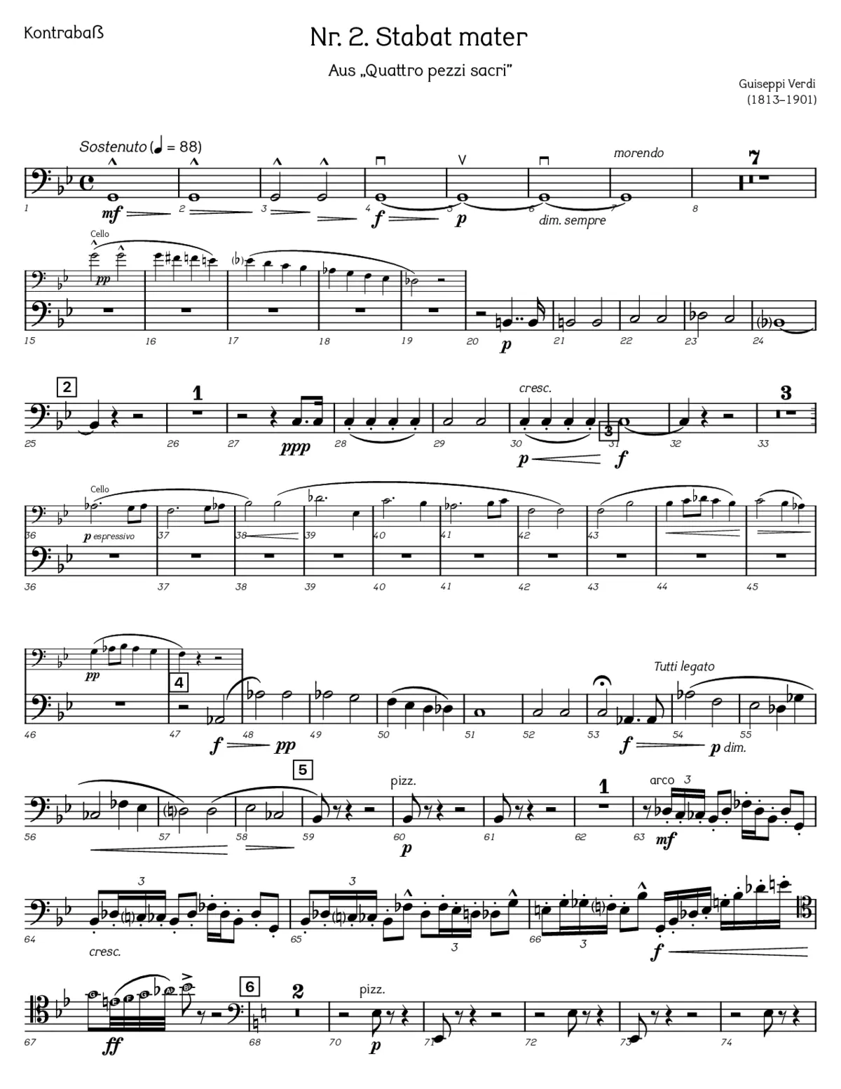 Quattro Pezzi Sacri - Page 1