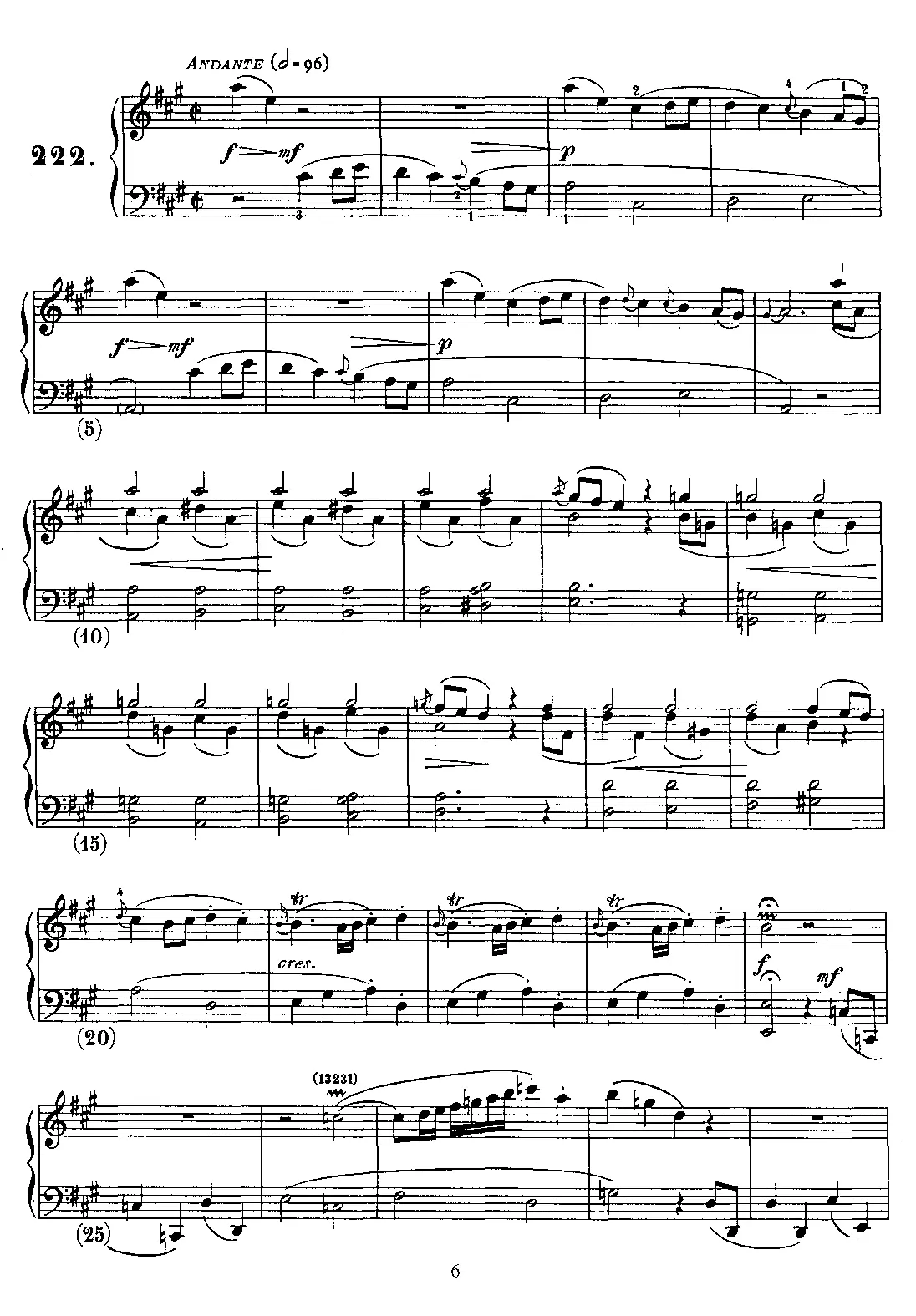Keyboard Sonata in A major - Page 1