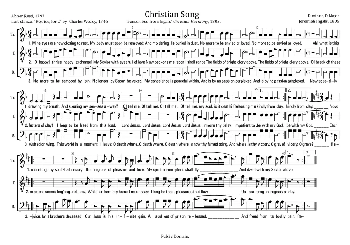Christian Song - Page 1
