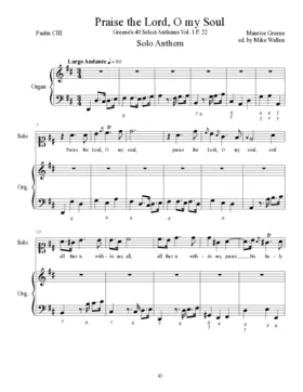 Praise the Lord, O my soul