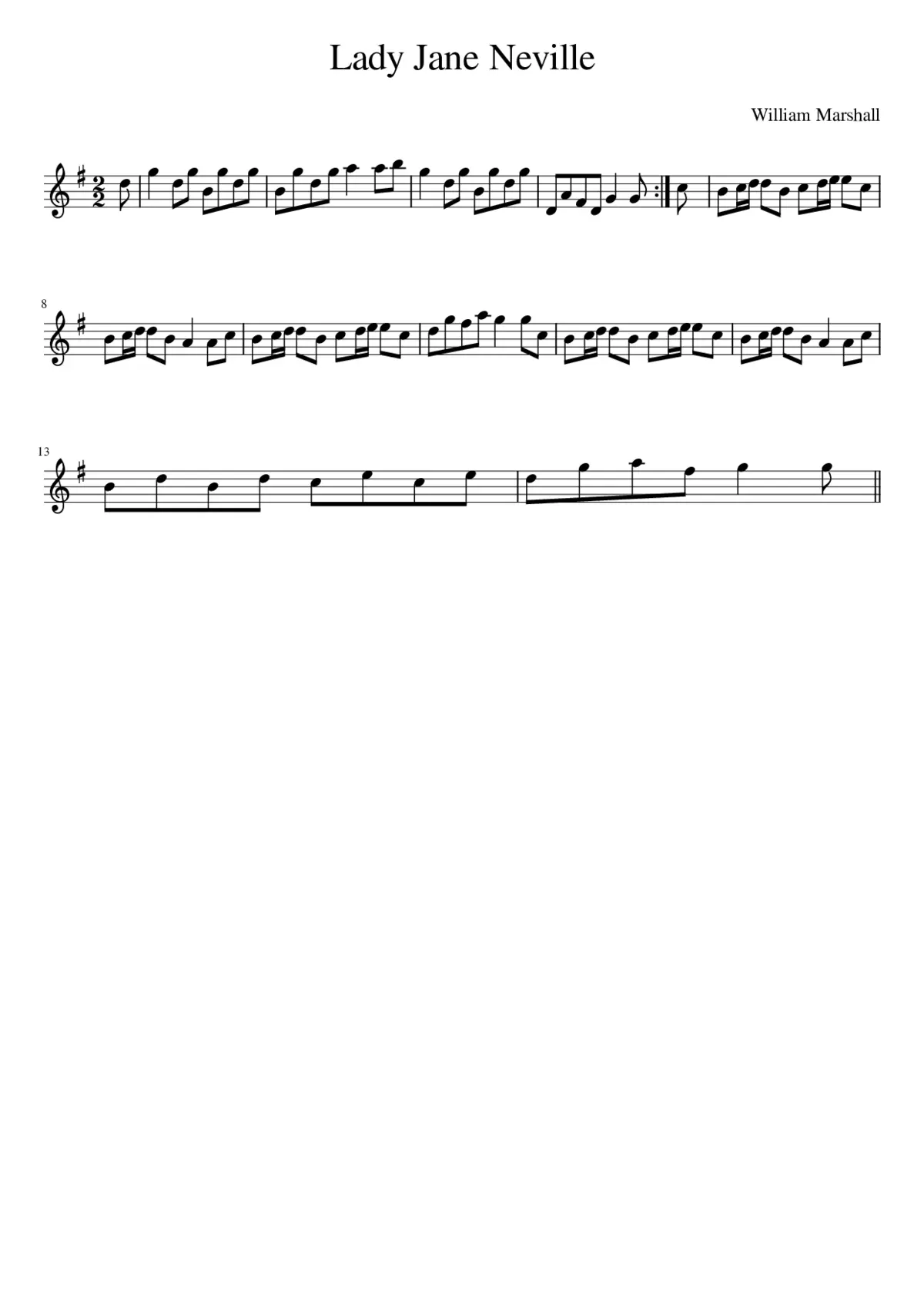 Lady Jane Neville - Page 1