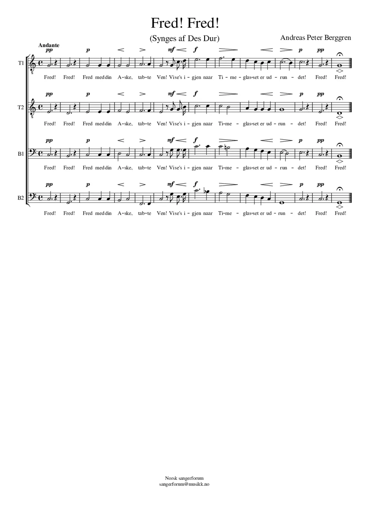 Fred! Fred! - Page 1