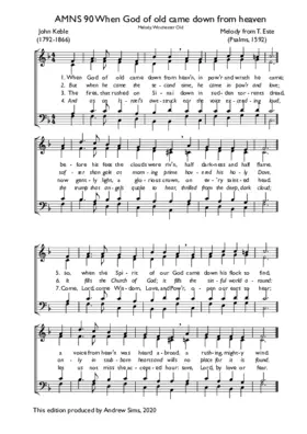 When God of old came down from heaven