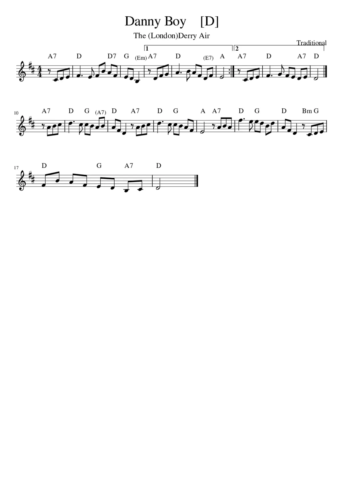 danny boy - Page 1