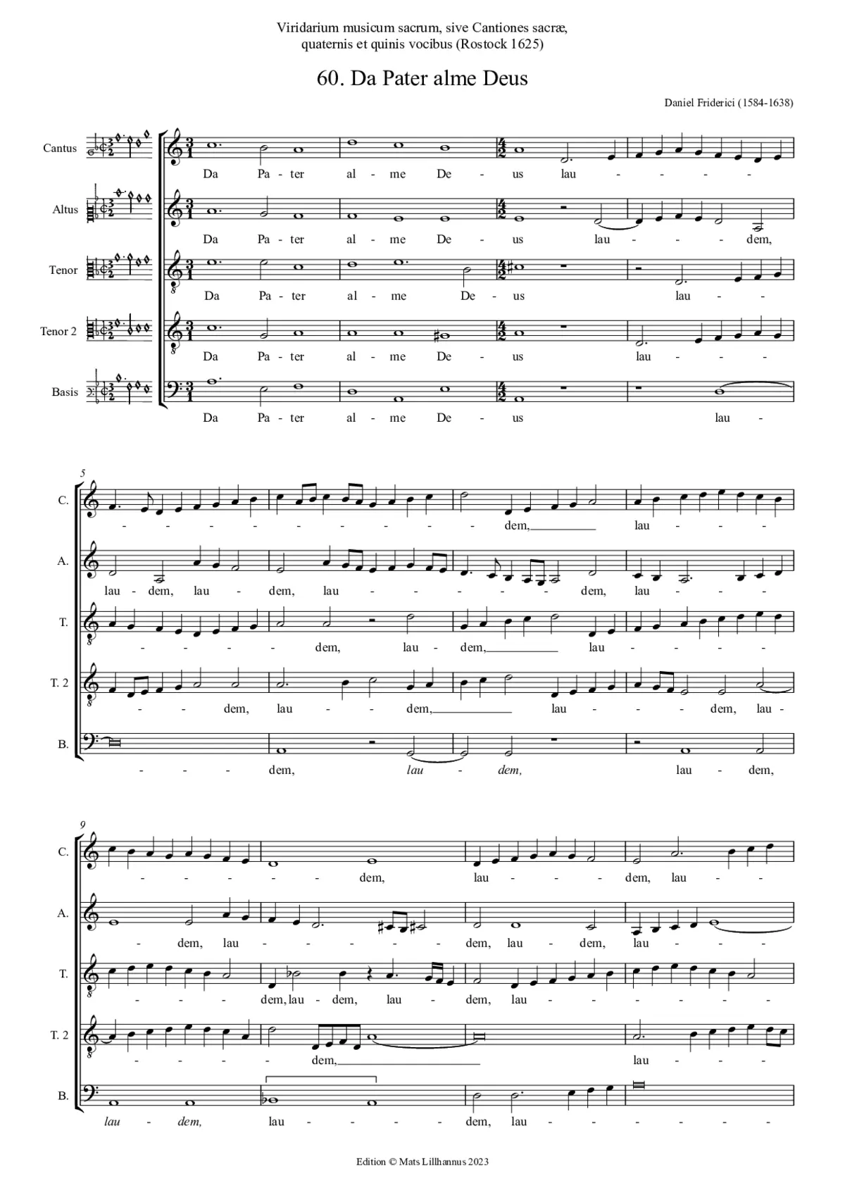 Da Pater alme - Page 1