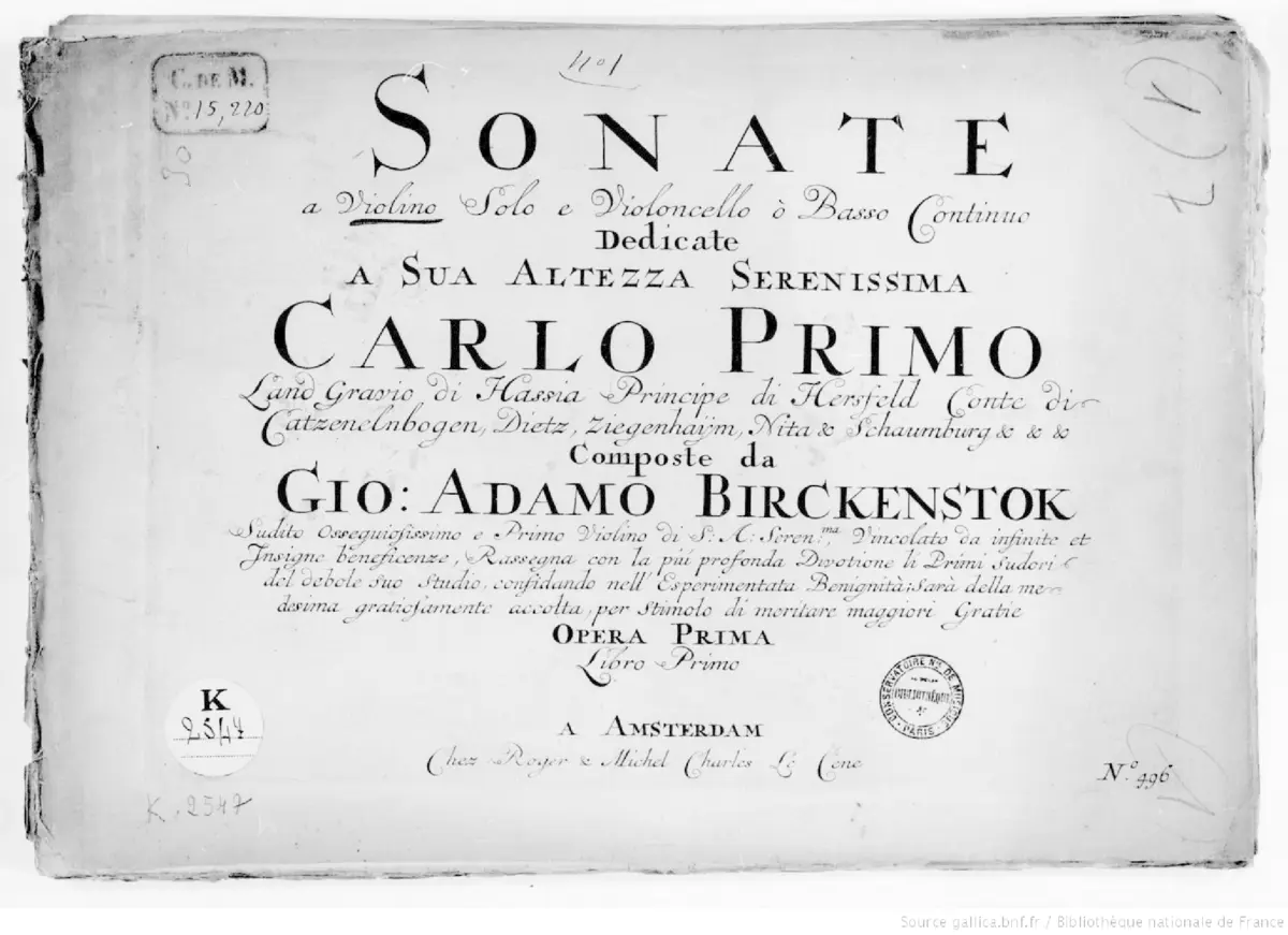 12 Violin Sonatas - Page 1