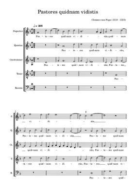 Pastores quidnam vidistis