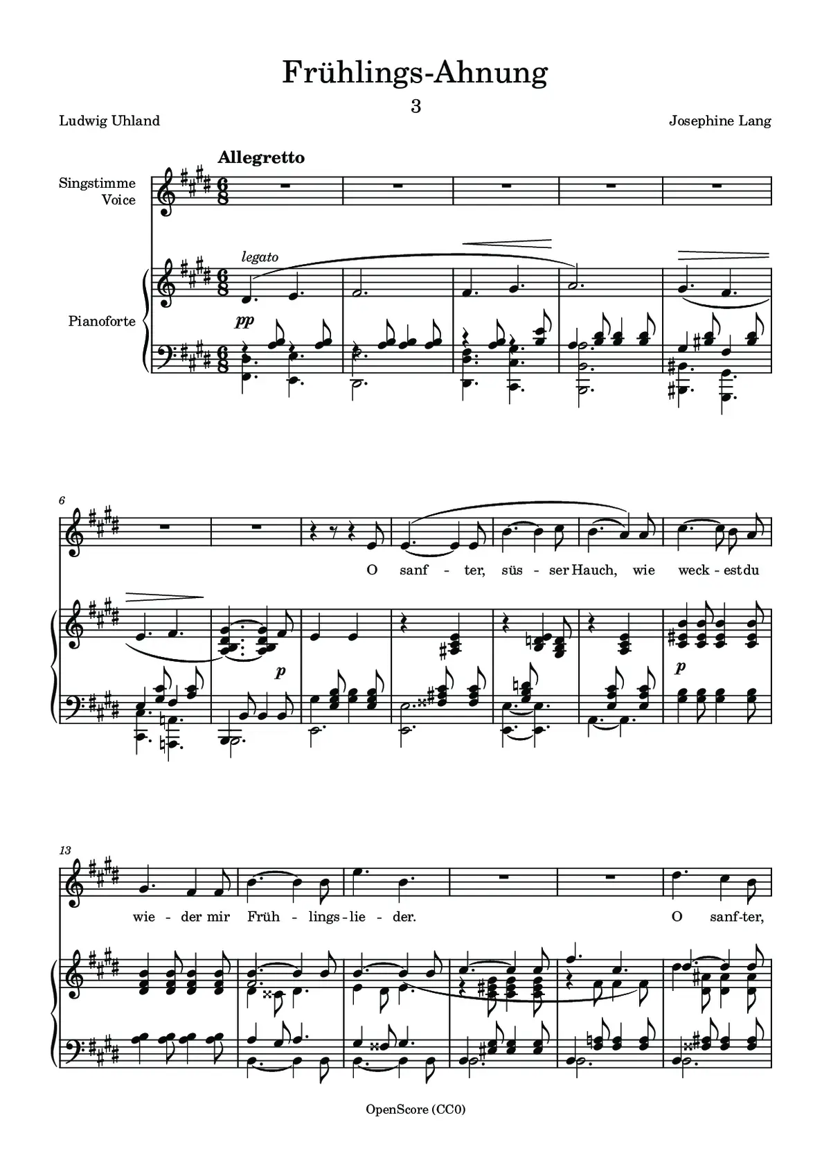 Frühlings-Ahnung - Page 1