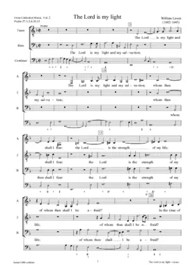 The Lord is my light