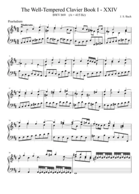 Prelude and Fugue in B minor BWV 869