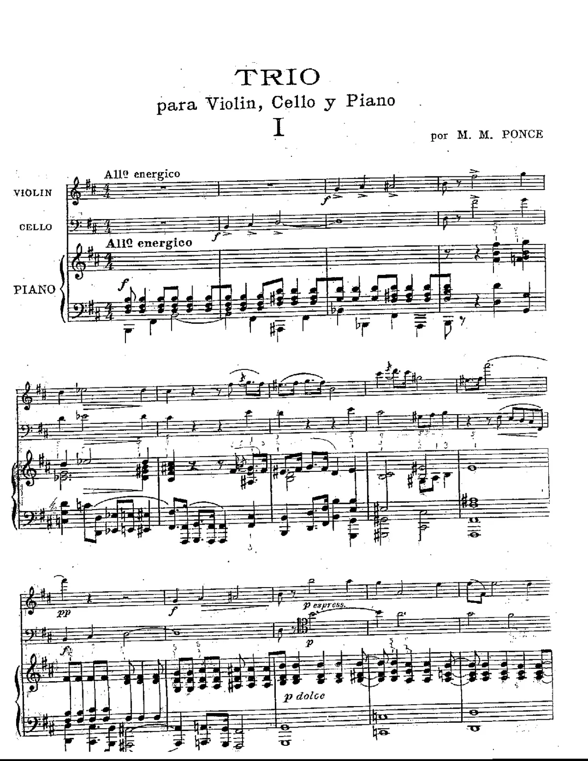Piano Trio Romantico - Page 1