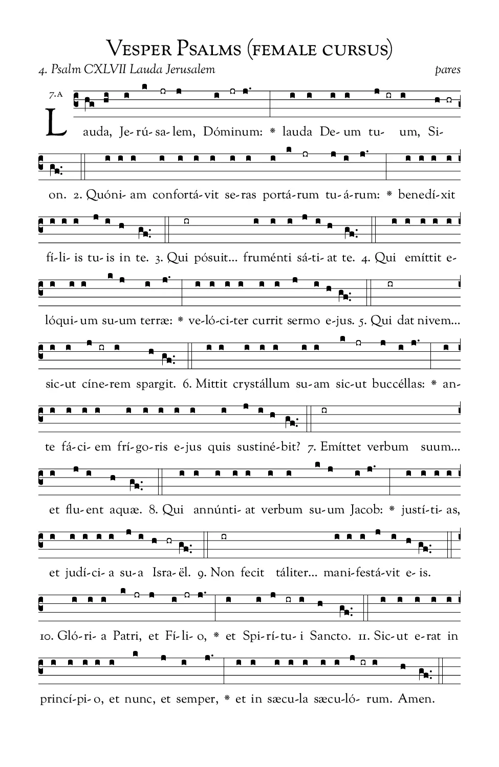 Lauda Jerusalem - Page 1