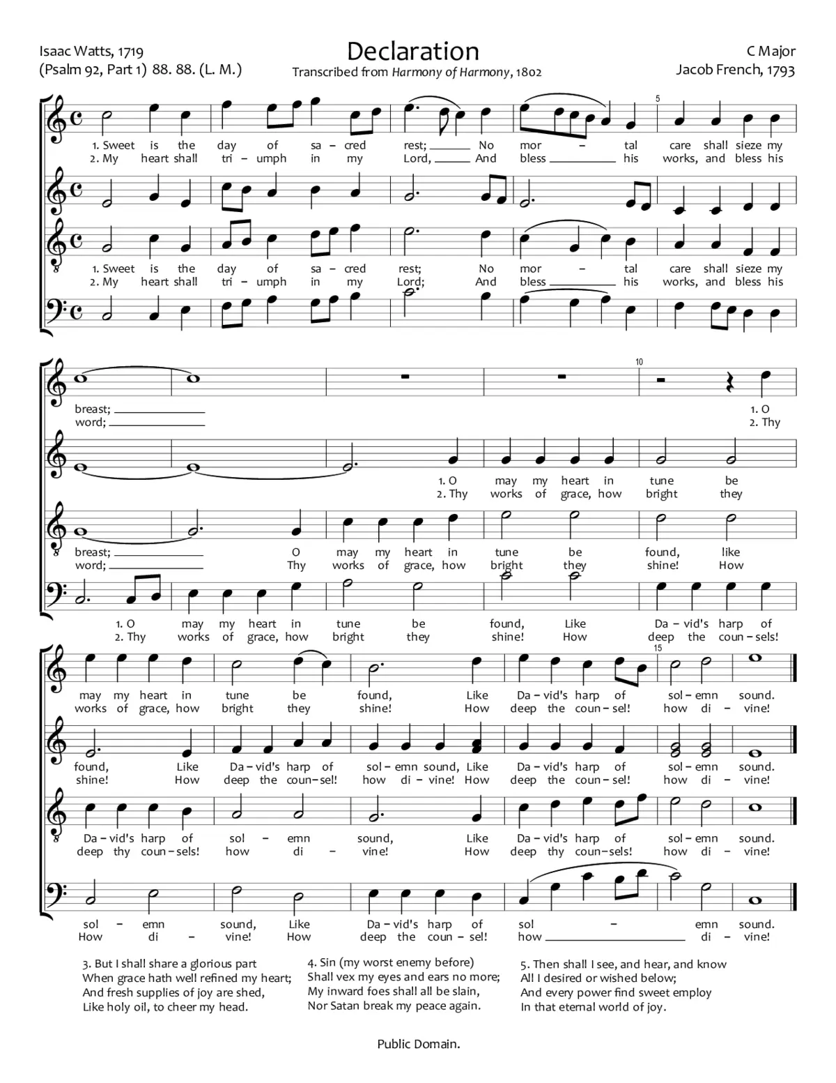 Declaration - Page 1