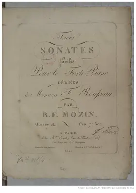 3 Sonates faciles