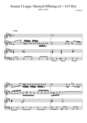 Musikalisches Opfer BWV 1079