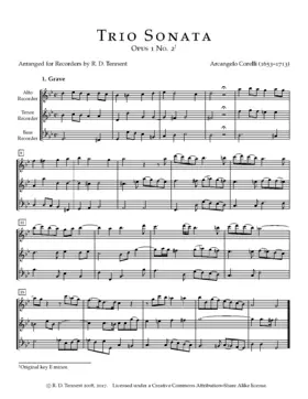 Trio Sonata in E minor