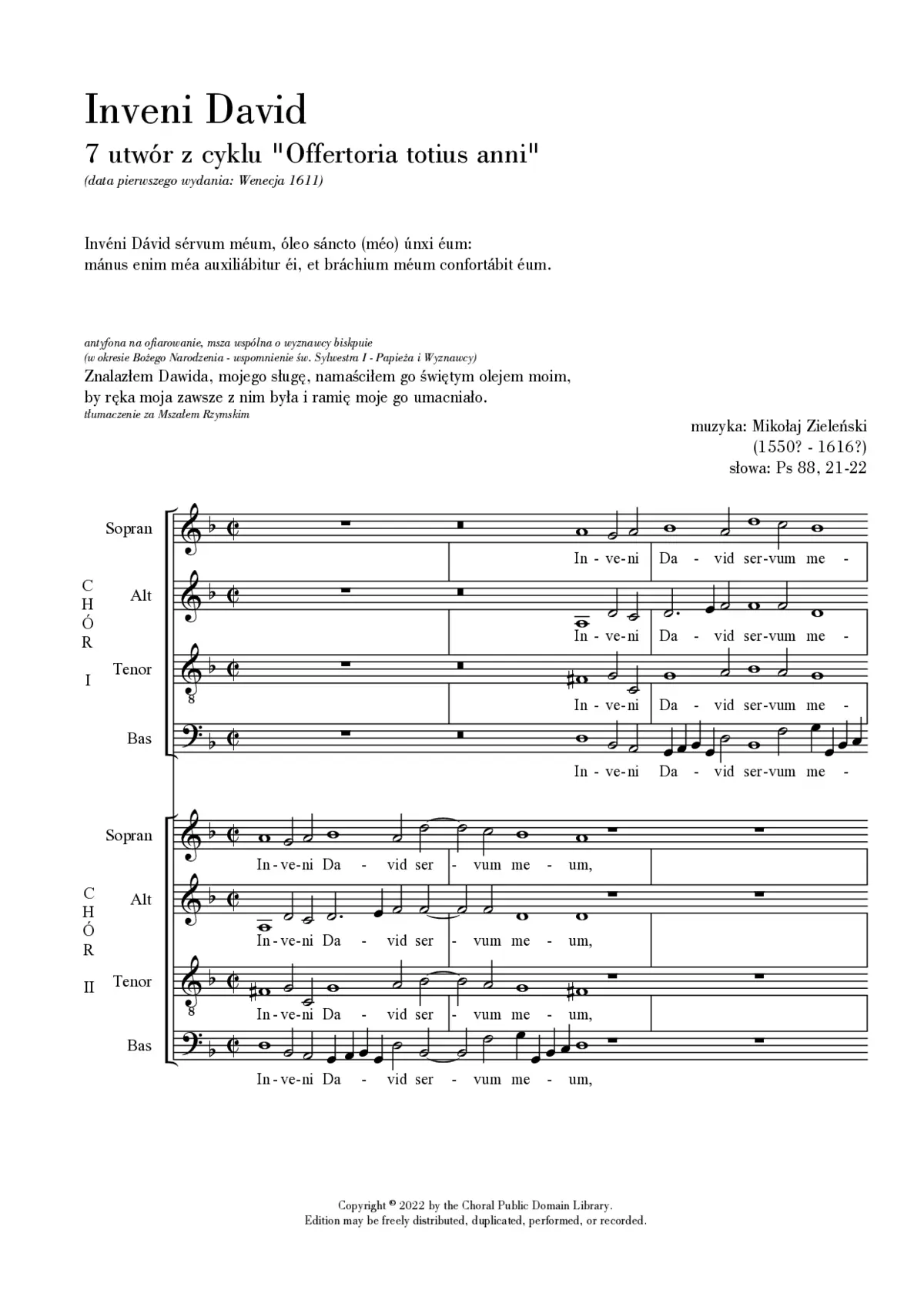 Inveni David servum meum - Page 1