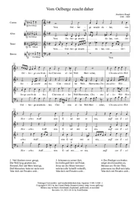 Vom Oelberge zeucht daher