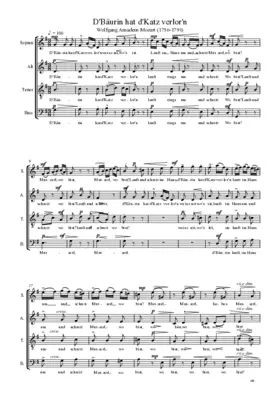 D'Bäurin hat d'Katz verlor'n