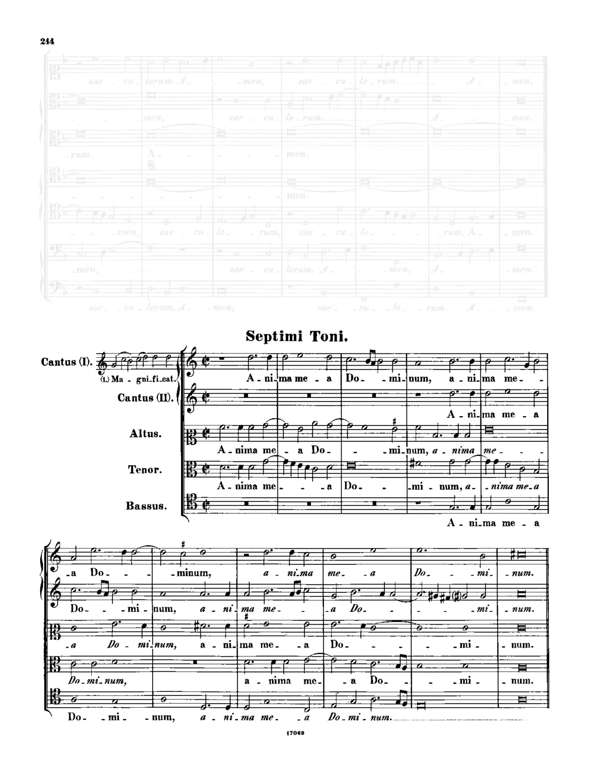 Magnificat septimi toni - Page 1