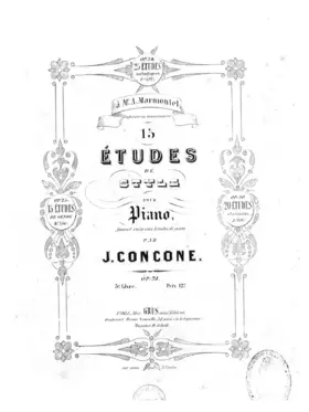 15 Études de style