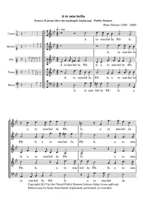 A te, mia bella Filli