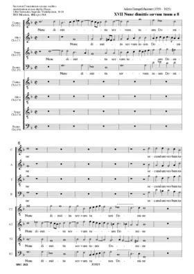 Nunc dimittis servum tuum