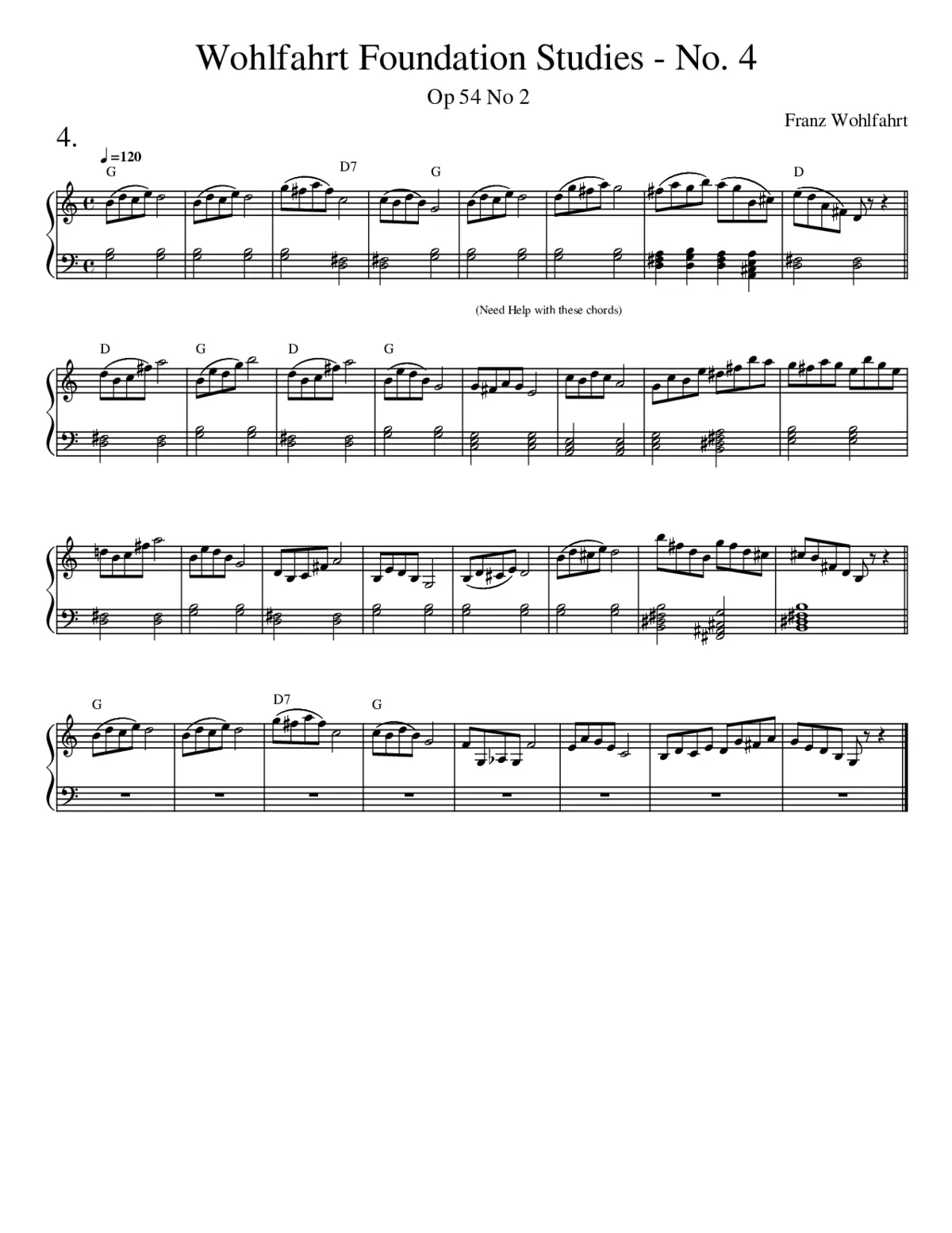 60 Studies for the Violin Op.45 - Page 1