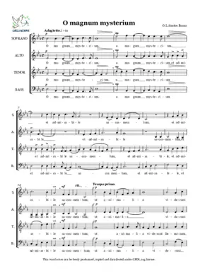 O magnum mysterium