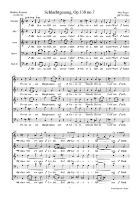 Schlachtgesang, Op. 138, No. 7