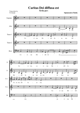 Caritas Dei diffusa est