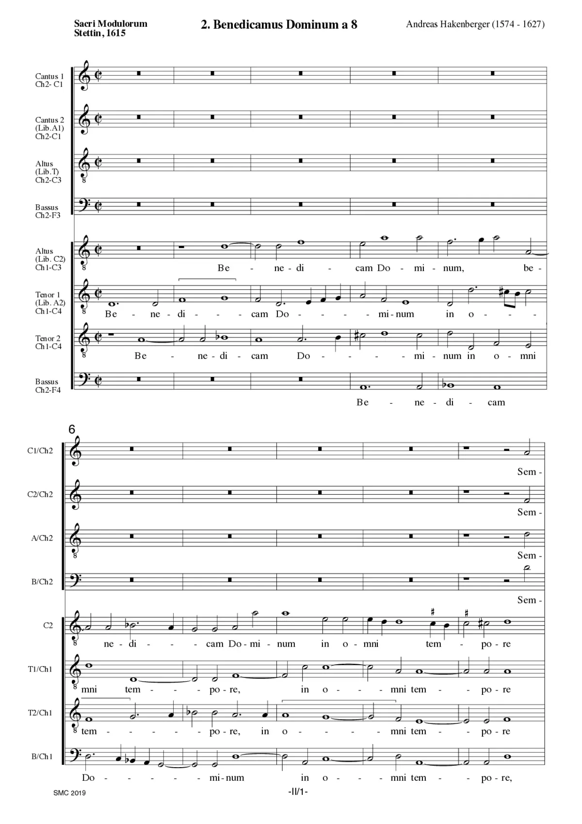 Benedicamus Dominum - Page 1