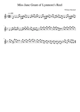 Miss Jane Grant of Lynmore's Reel