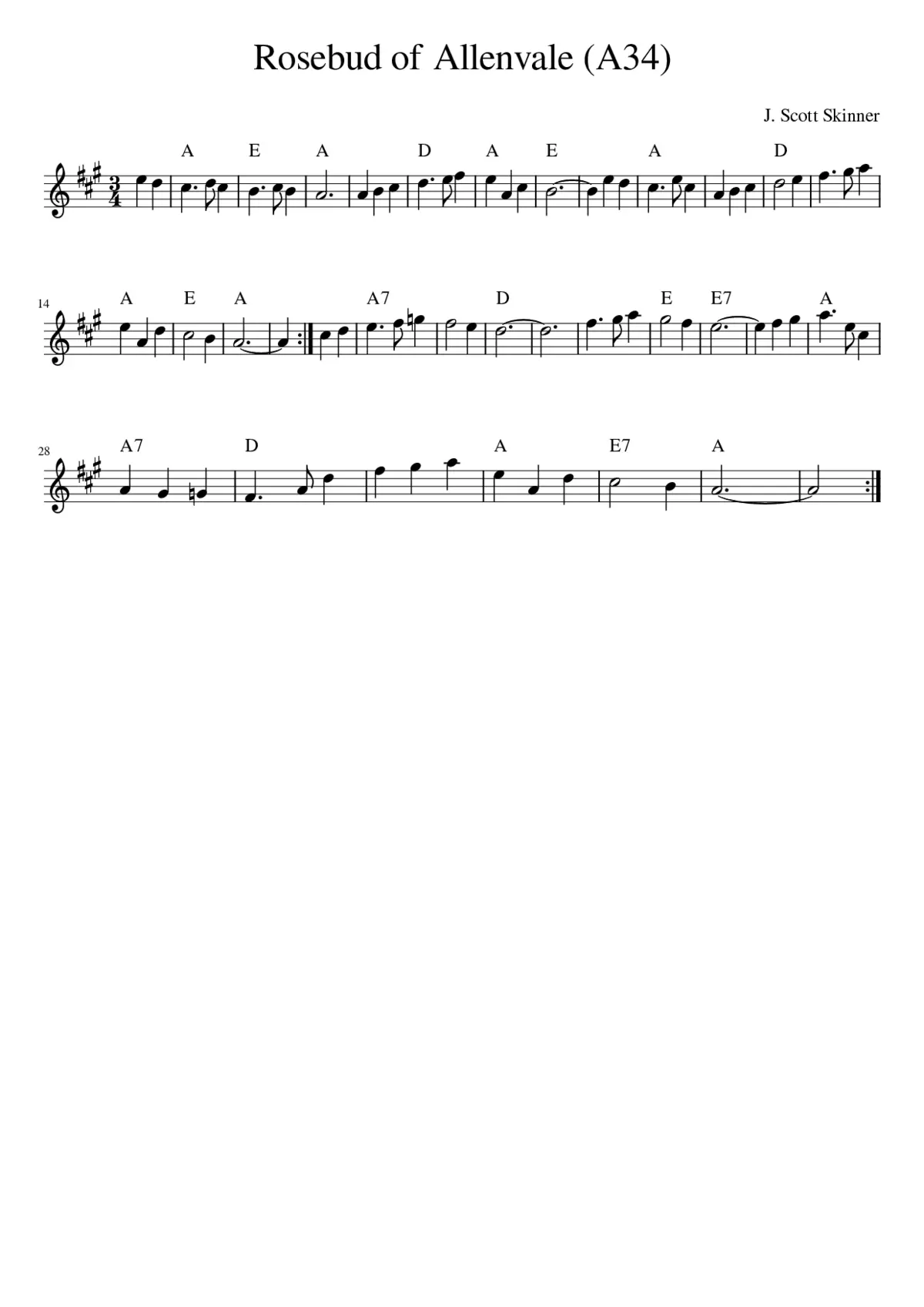 Rosebud of Allenvale (A34) - Page 1