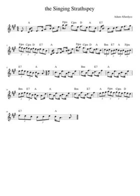 the Singing Strathspey