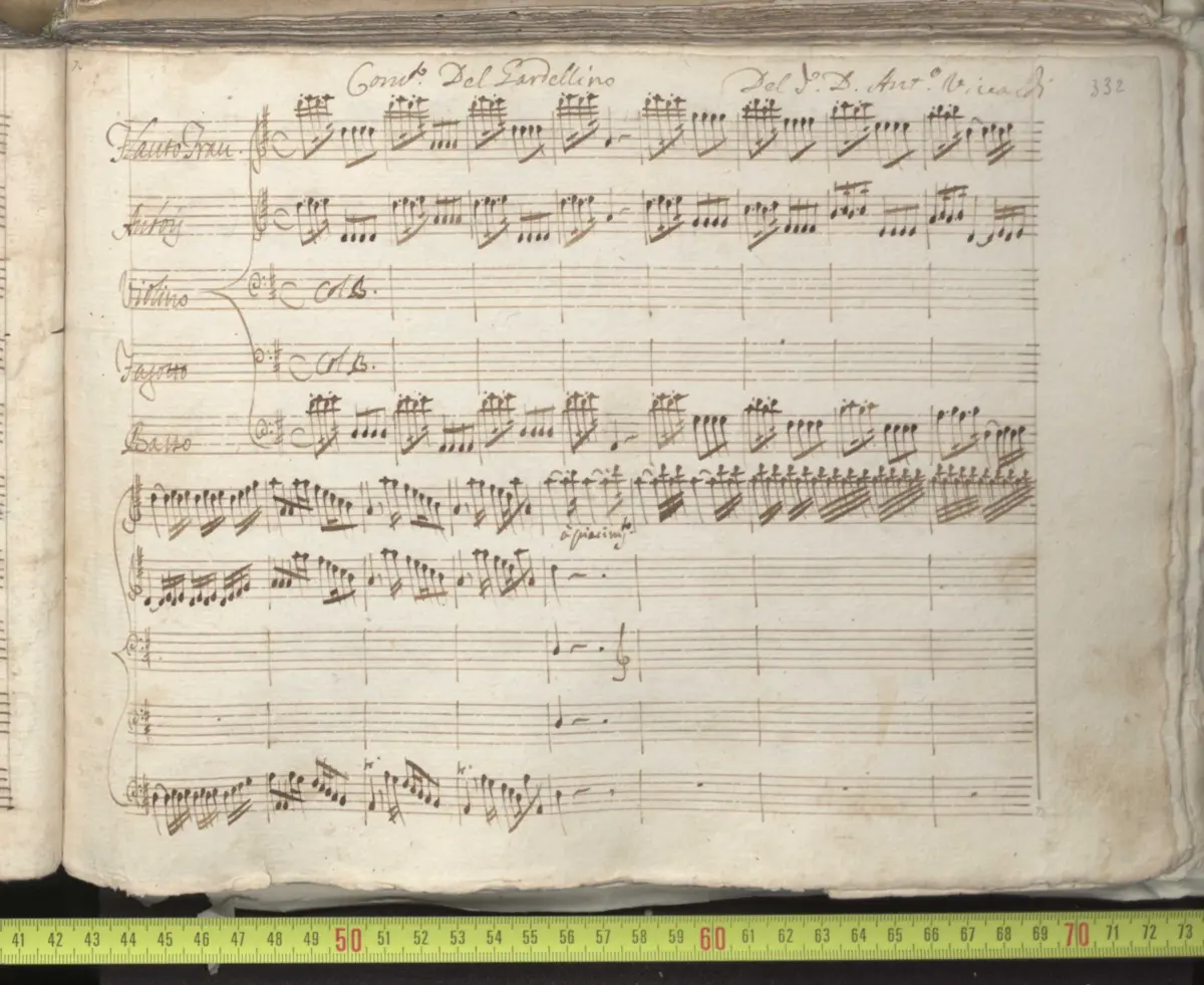 Concerto for Flute, Oboe, Violin and Bassoon in D major - Page 1