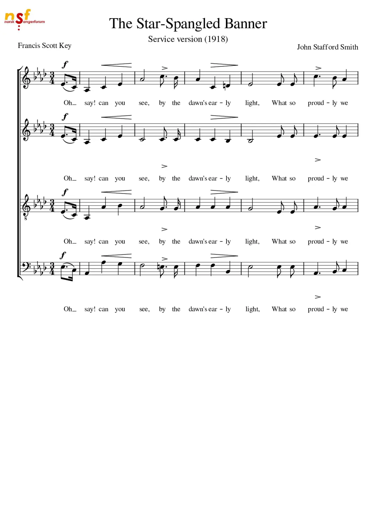 the star-spangled banner - Page 1